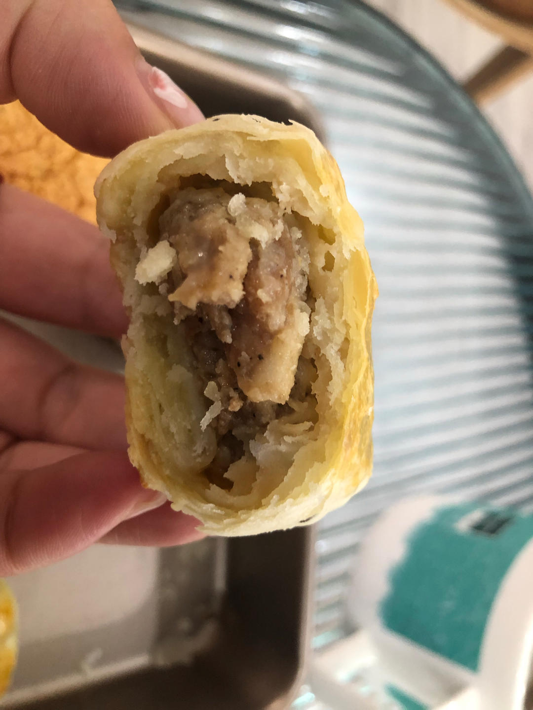 【苏式鲜肉月饼】&【酥皮鲜肉榨菜月饼】8个量