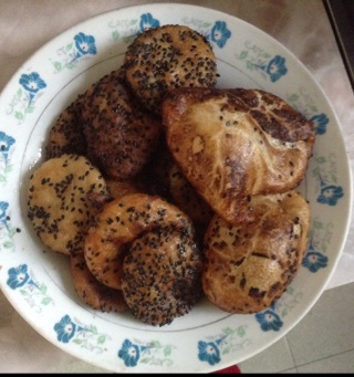 简版油炸空心麻团（糯米或面粉团）