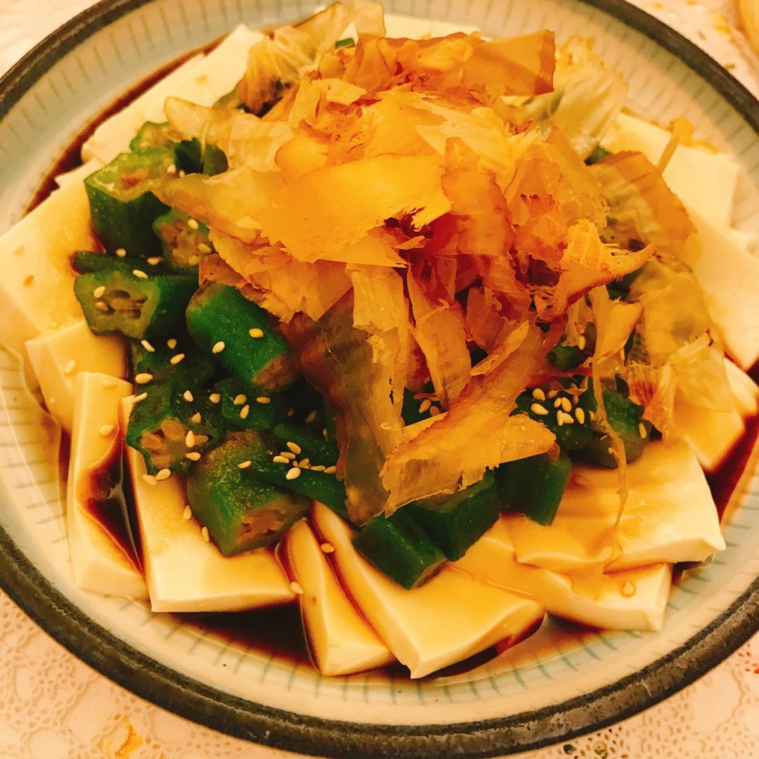 秋葵嫩豆腐&秋葵存储小方法