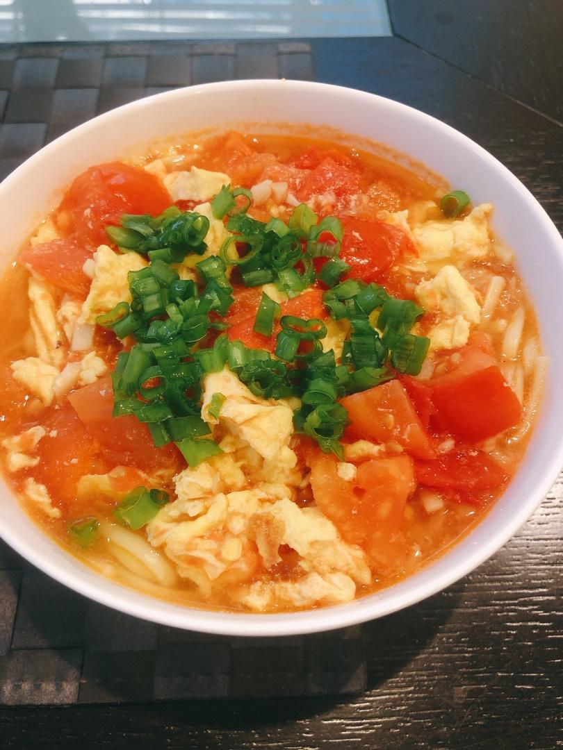 汤都要喝光的西红柿鸡蛋面