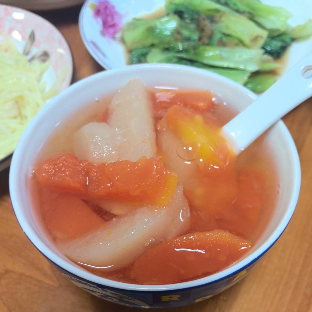 木瓜雪梨养颜茶【1月北鼎养生壶食谱】