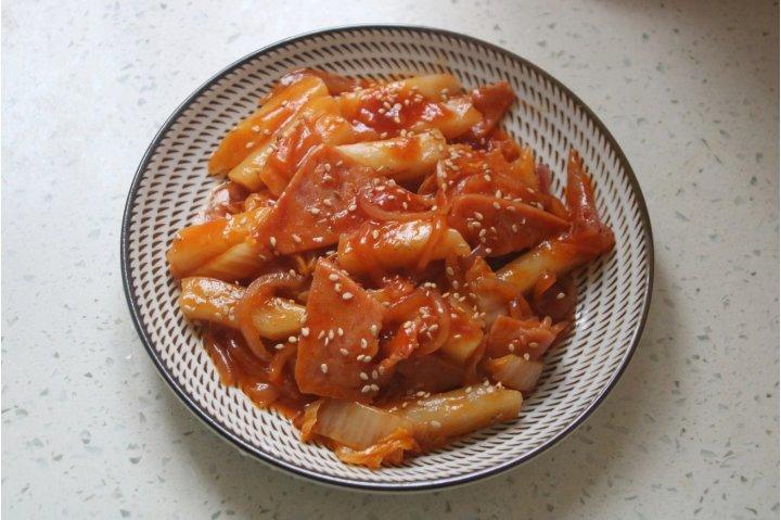 韩式辣炒年糕（or网红芝士套路之芝心年糕）