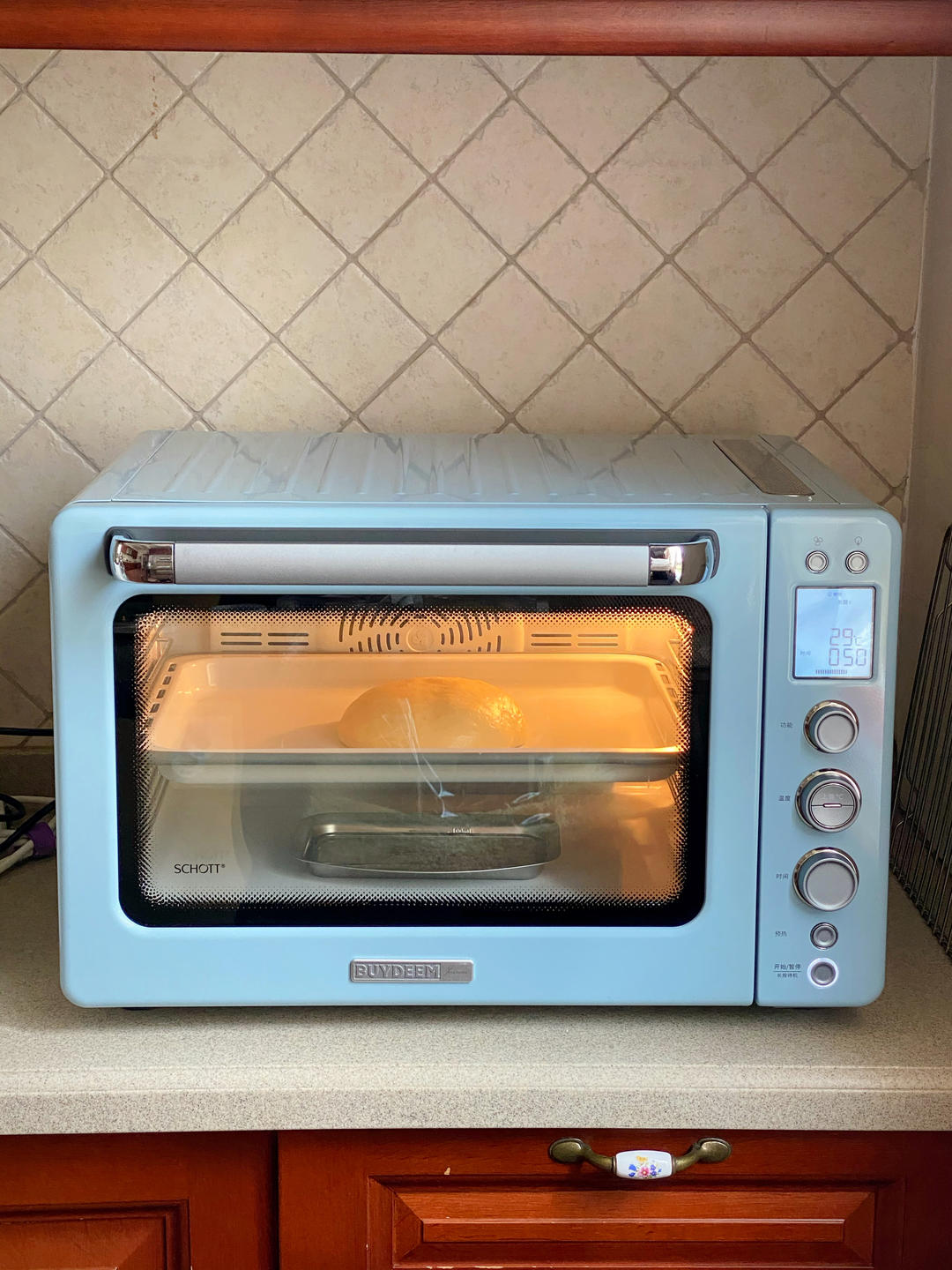 牛奶面包卷【3月北鼎烤箱食谱】