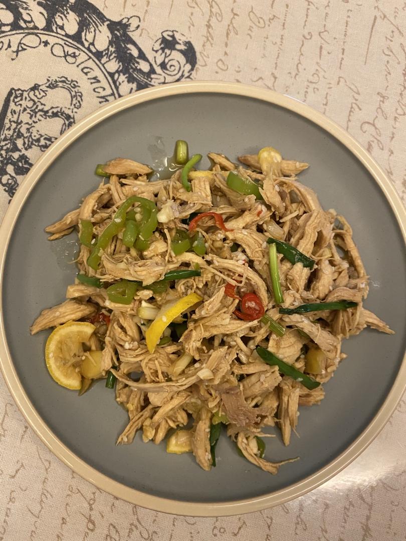 低脂快手的超赞手撕鸡胸肉