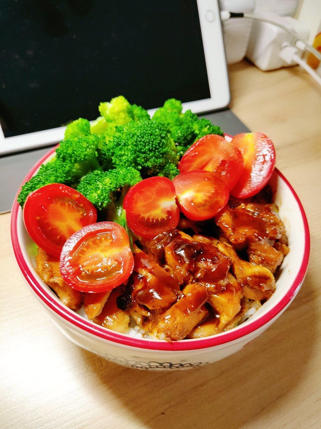 照烧鸡腿饭