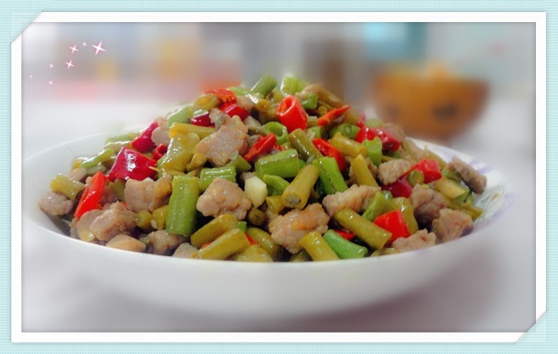 肉丁双豆角