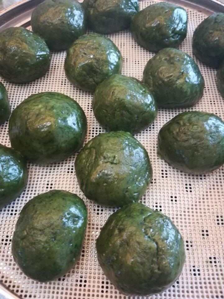 豆沙青团