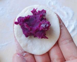 宝宝辅食:紫薯软饼的做法 步骤3