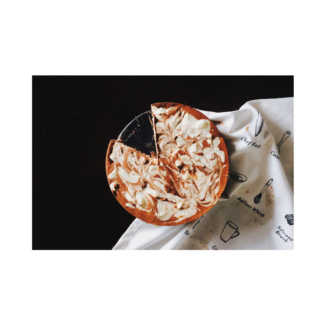 摩卡大理石冻芝士蛋糕