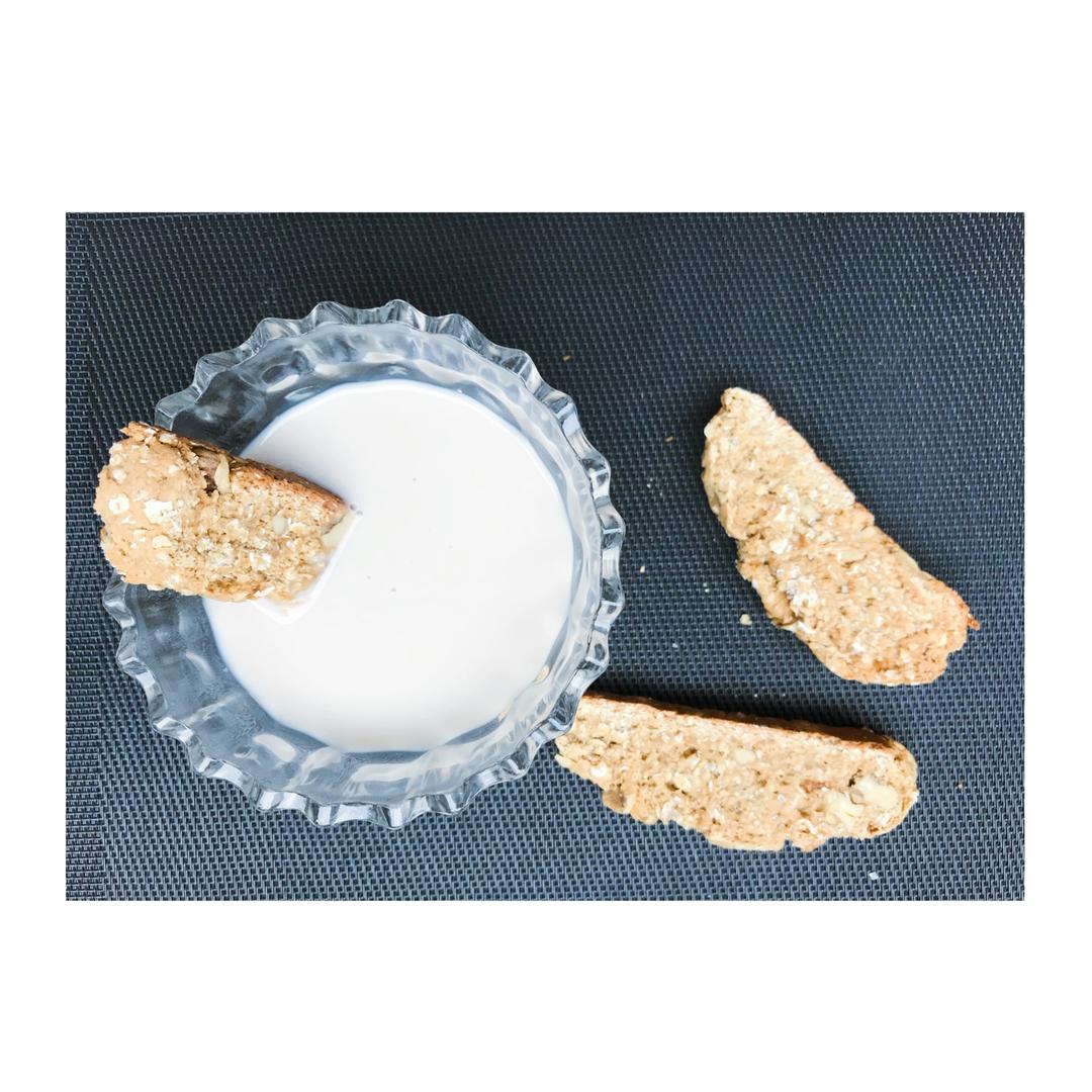 【健康零食】燕麦坚果意式脆饼