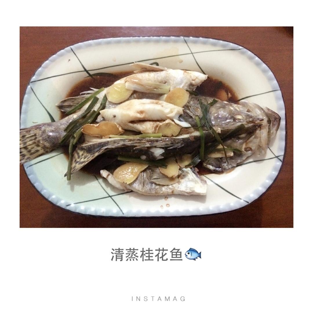 超入味清蒸鱼～清蒸鲈鱼桂花鱼（家常独创）