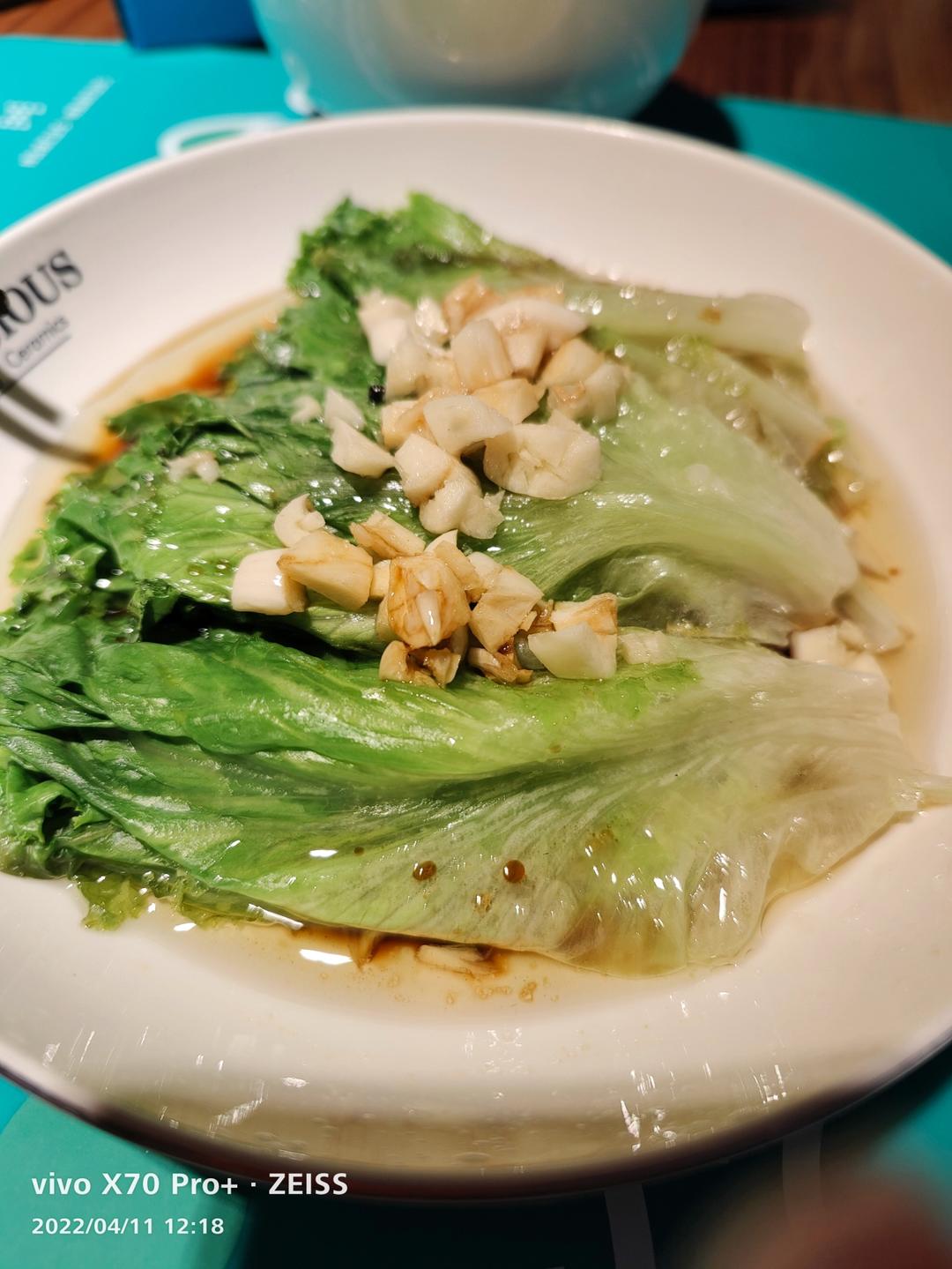 白灼生菜（罗马生菜）