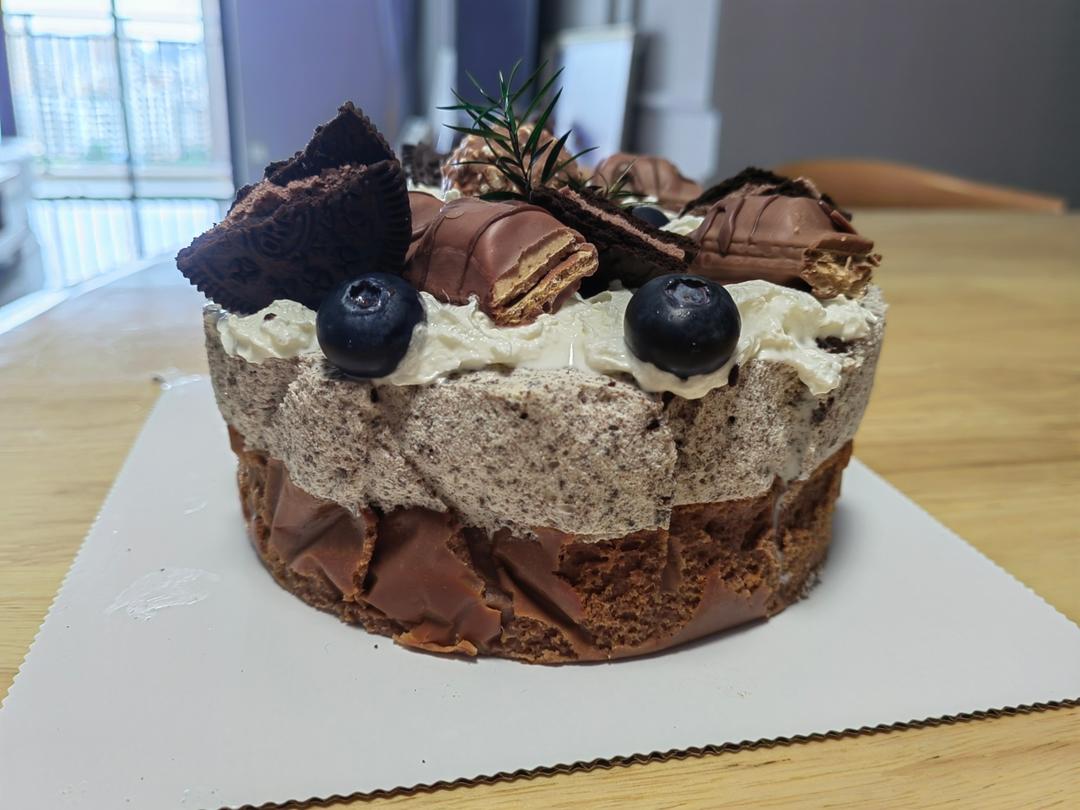 奥利奥慕斯+巴斯克蛋糕（小美版）