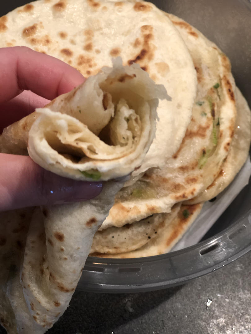 家常半发面小油饼 外酥里软方法简单凉了也不硬 层次分明 附细节视频详解