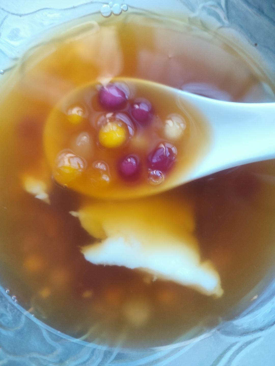 芋圆鲜奶麻薯｜软糯拉丝也太好吃了！