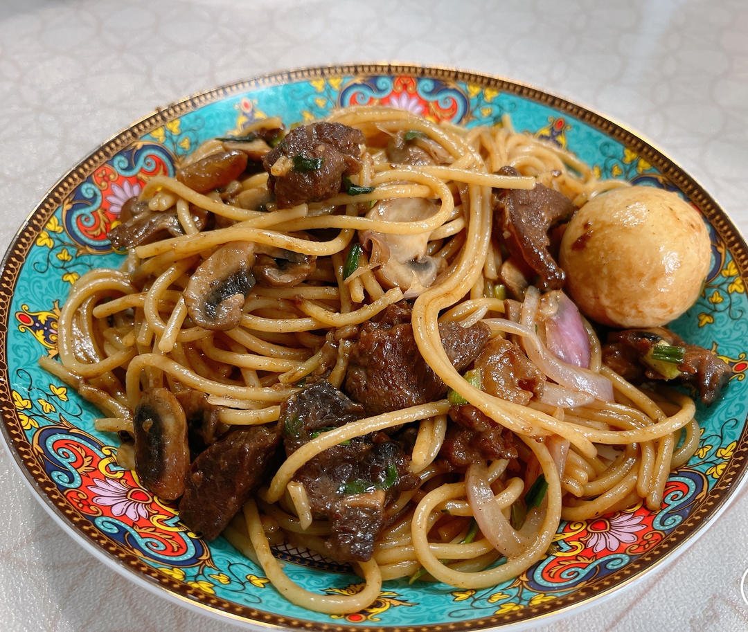 比餐厅好吃的黑椒牛柳意面🍝零失败简单教程