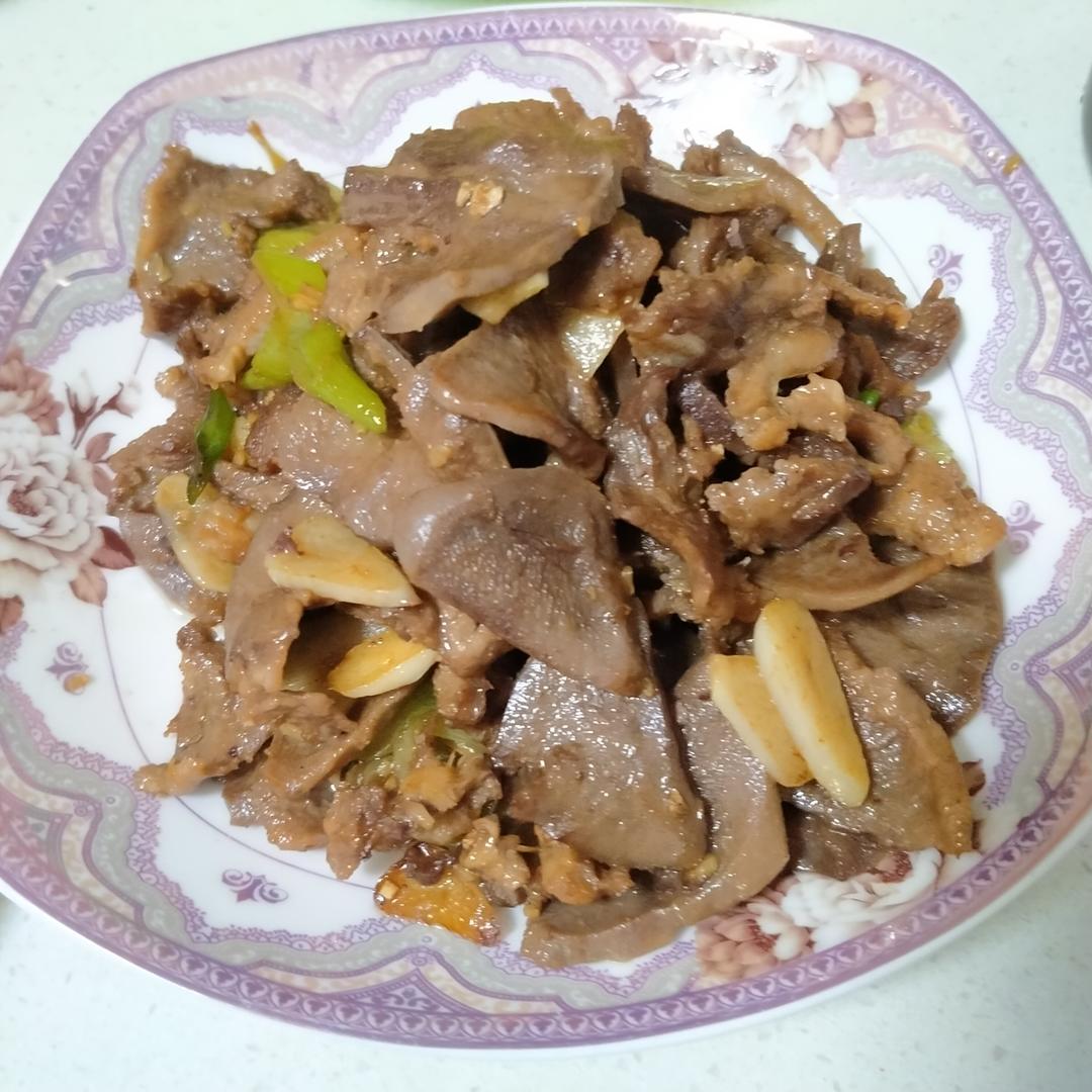 爆炒猪舌