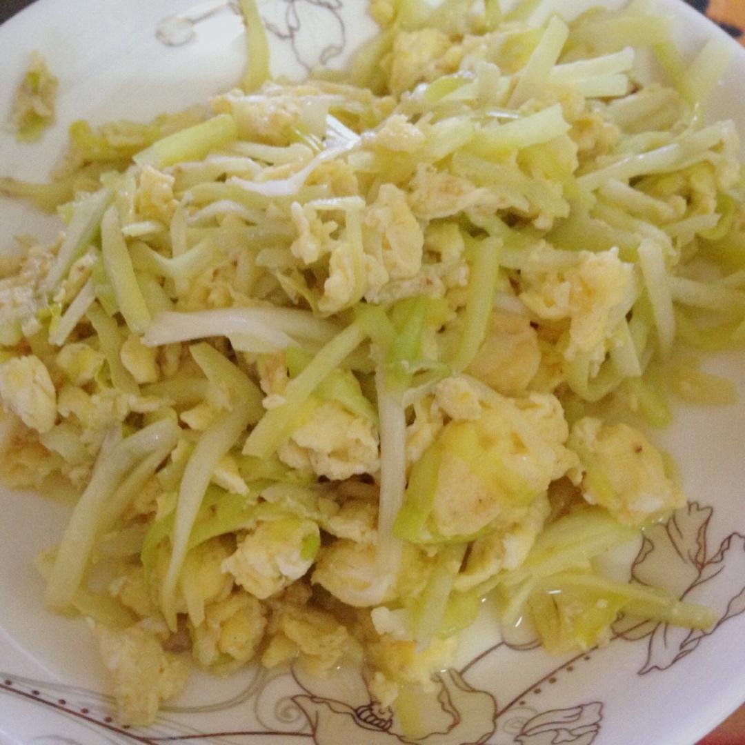 老丁的私房菜－韭黄炒鸡蛋