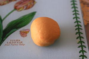 diy面食～橘子馒头的做法 步骤4