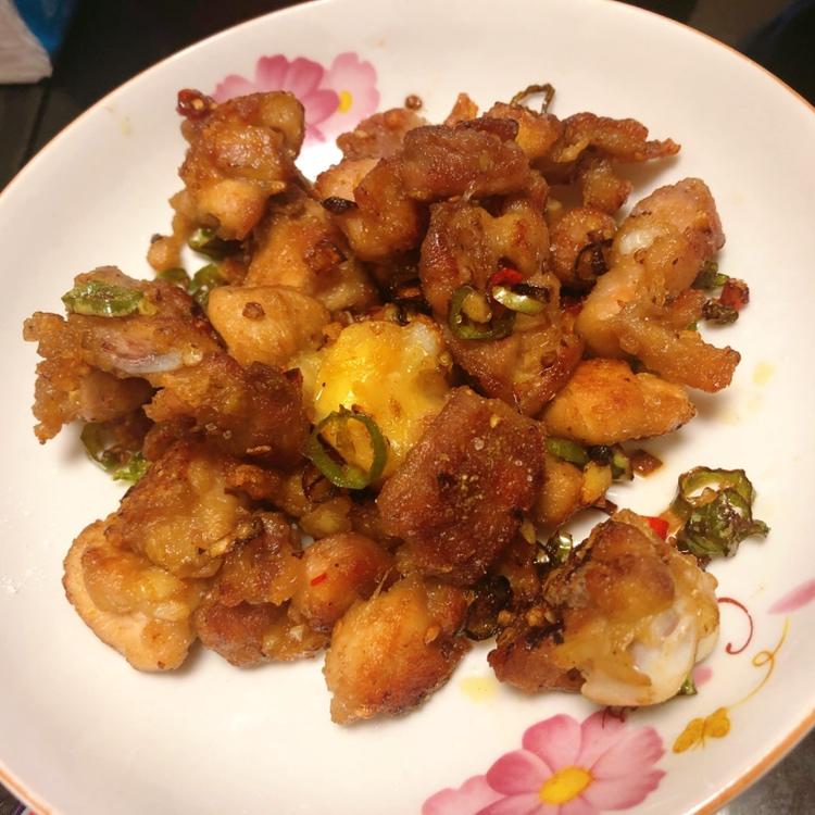 蒜味辣鸡块