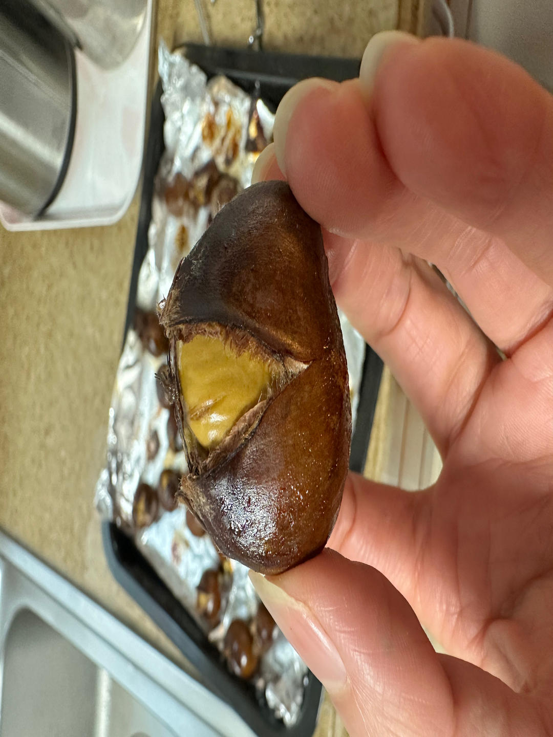 ‼️香甜软糯‼️轻松好剥㊙️烤箱版糖炒栗子