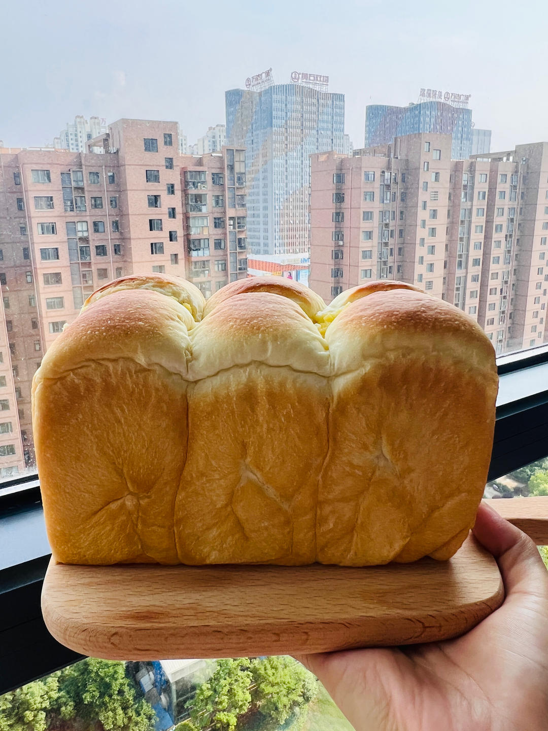 软到直不起腰的云朵榴莲吐司