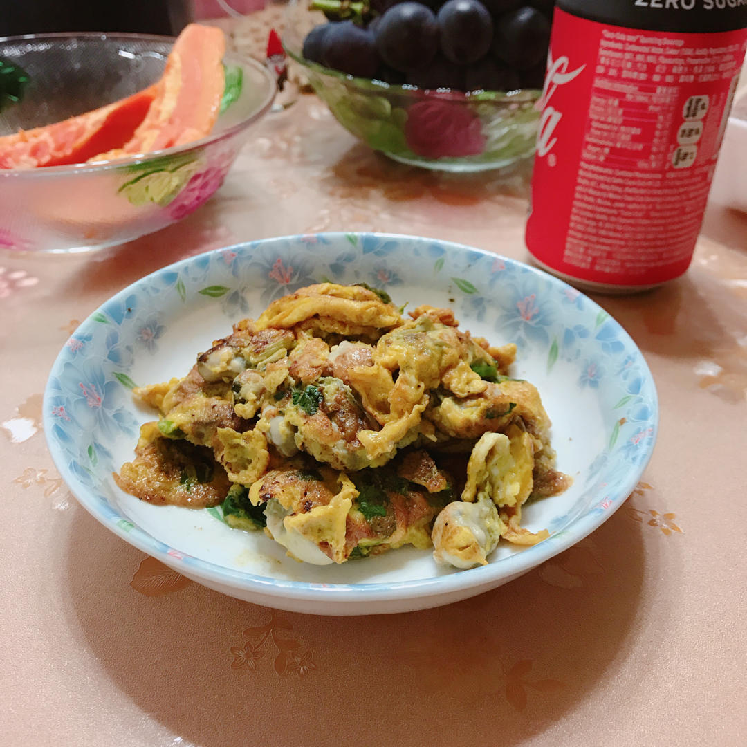 家常生蚝（蚝仔）煎蛋