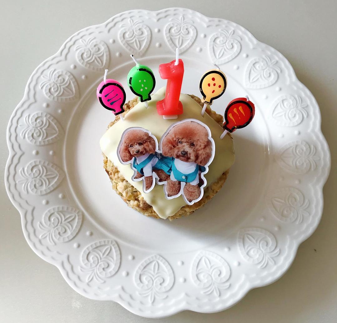 狗狗生日蛋糕（纯天然无色素无面粉）
