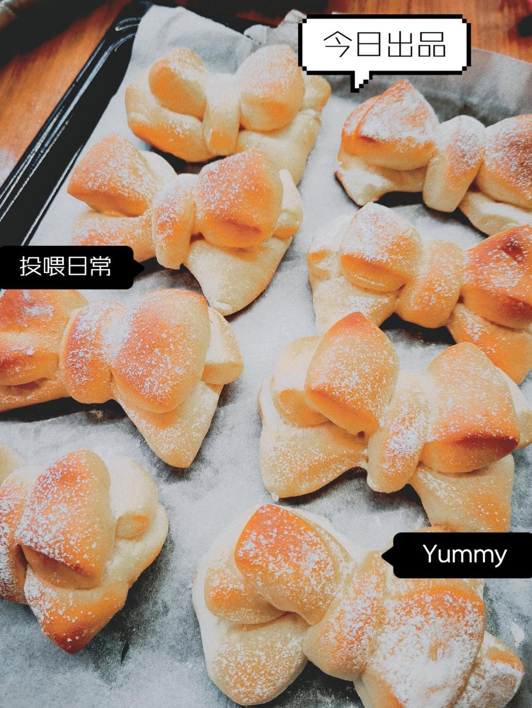 软萌可爱又少女心🎀蝴蝶结面包