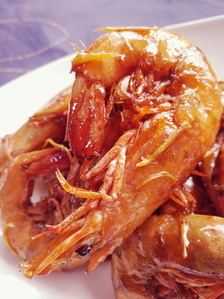 姜丝大虾的做法