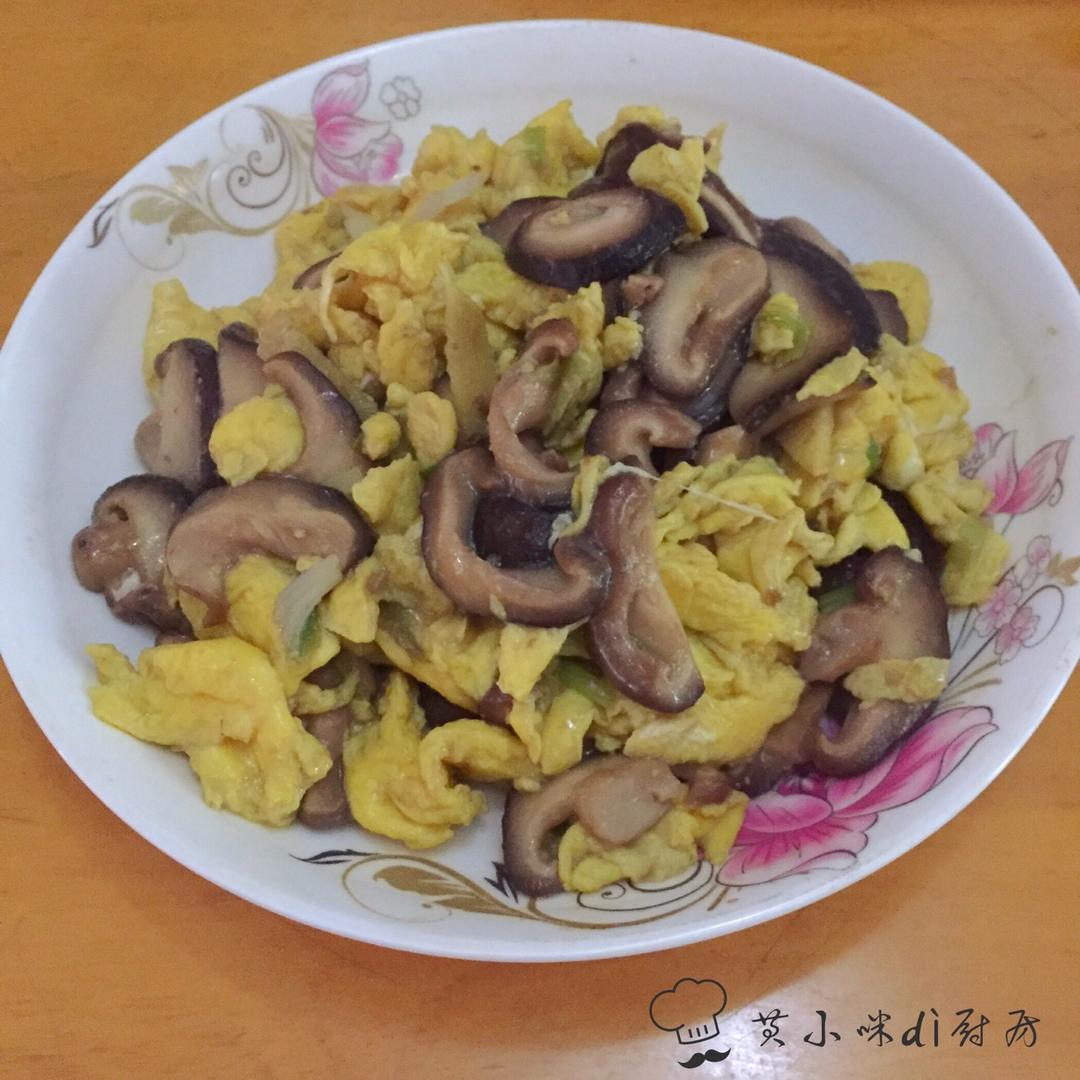 香菇炒鸡蛋