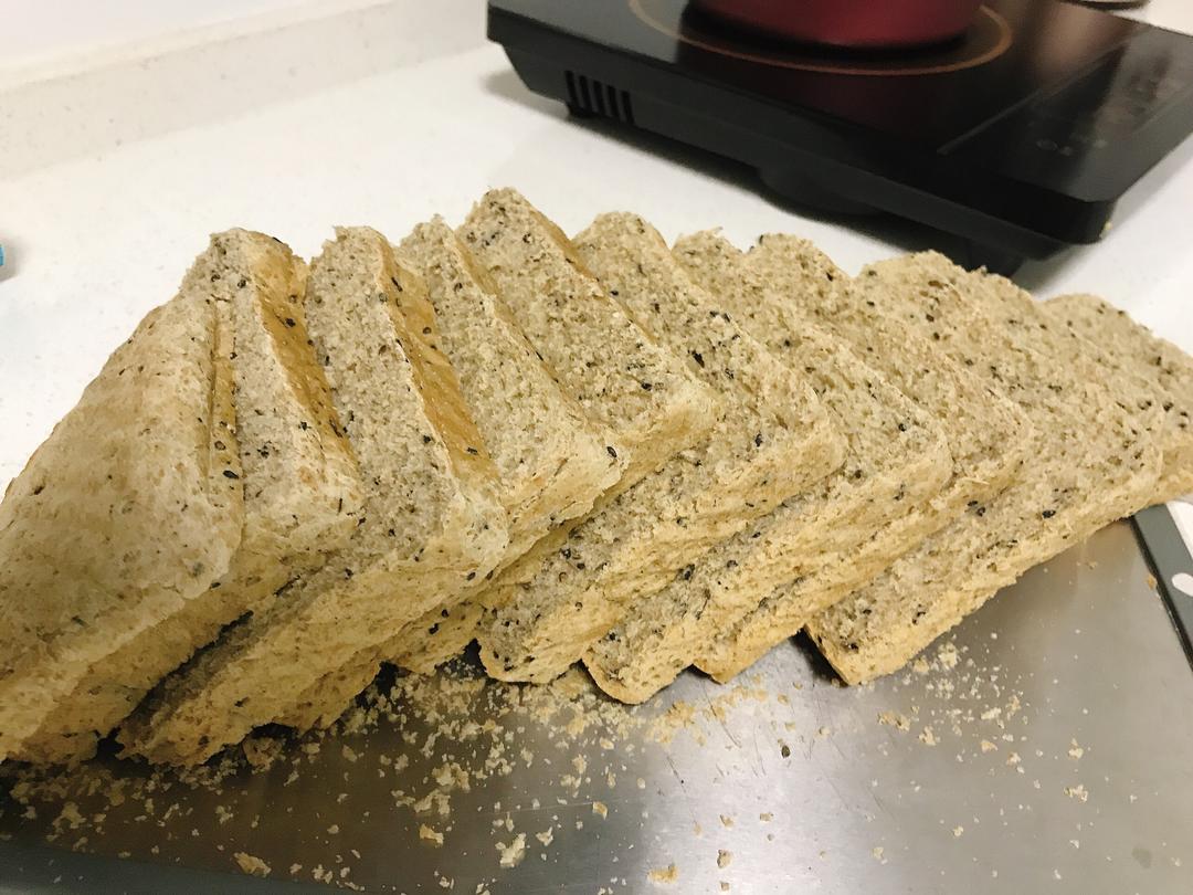 低糖三明治切片全麦面包