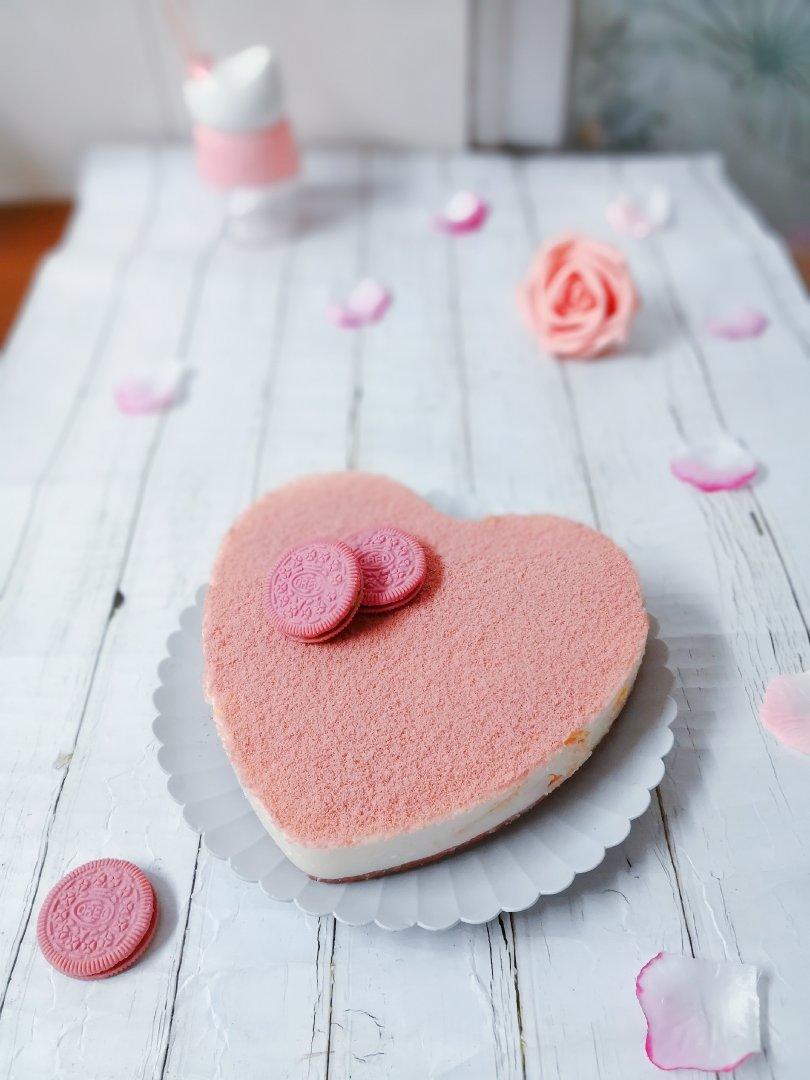 樱花🌸奥利奥酸奶慕斯（低脂/8寸心型）