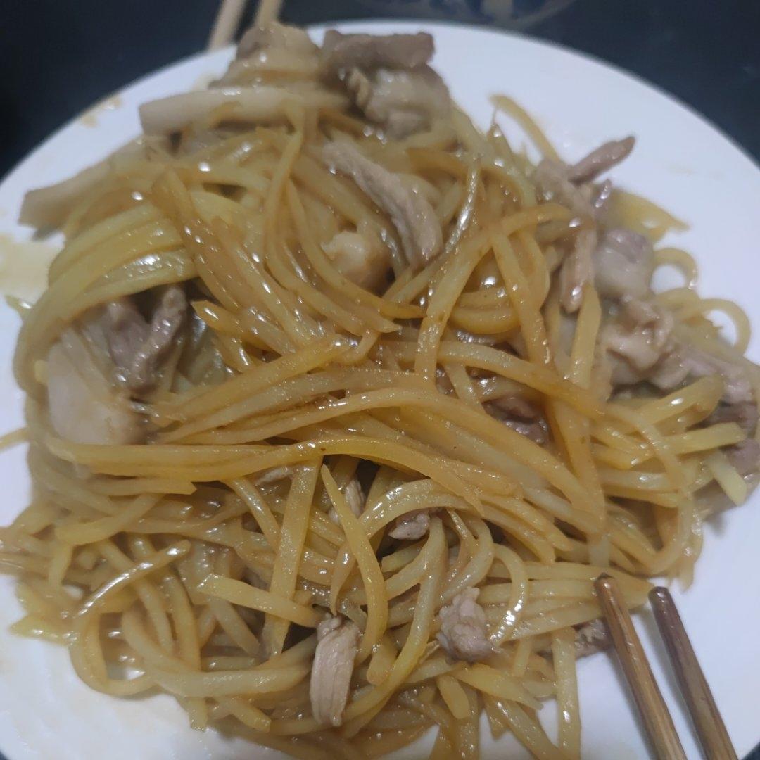 巨香的土豆丝炒肉丝