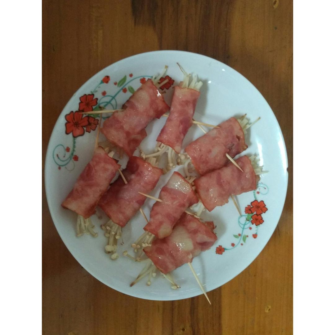培根金针卷