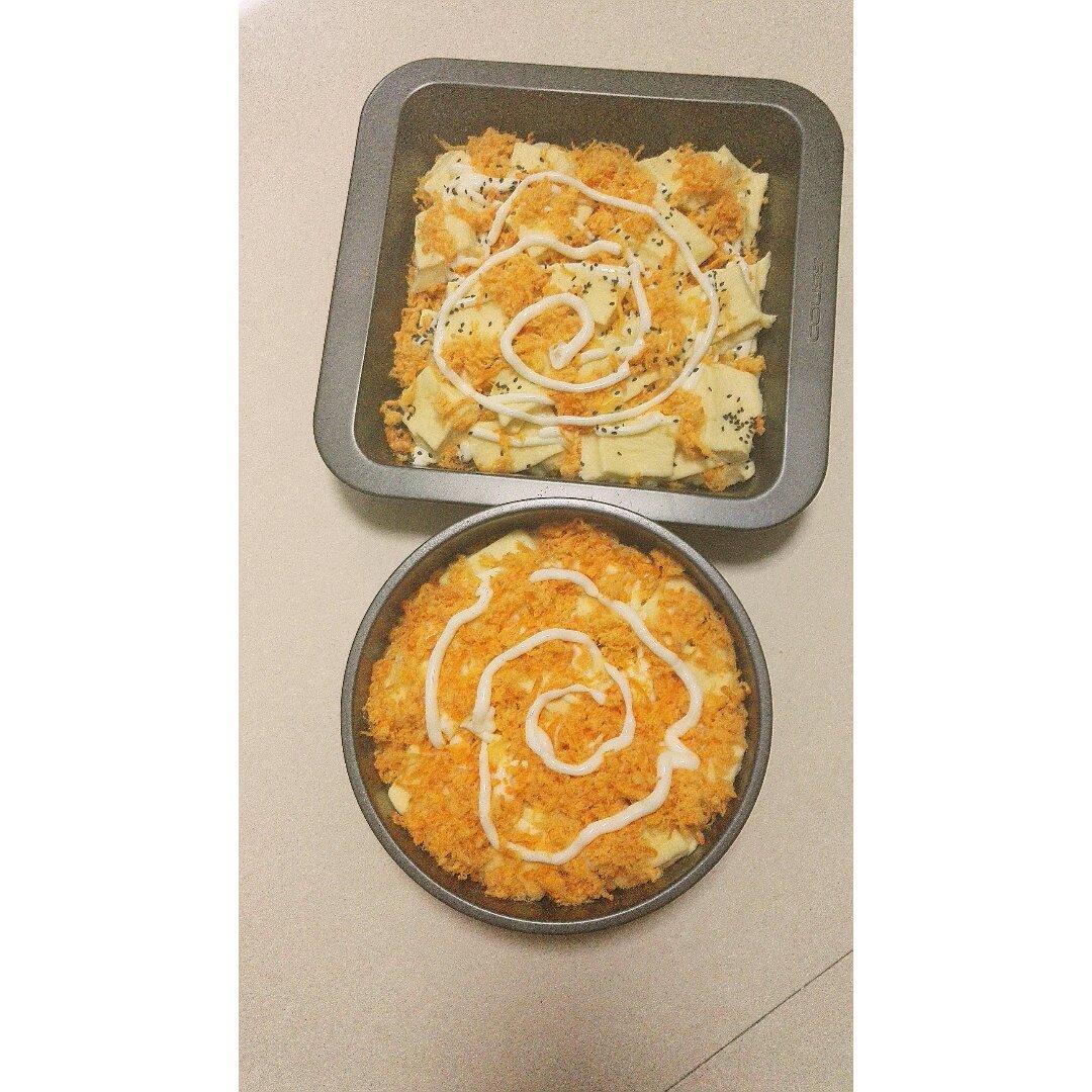 肉松手撕面包—超软会爆浆的面包哟