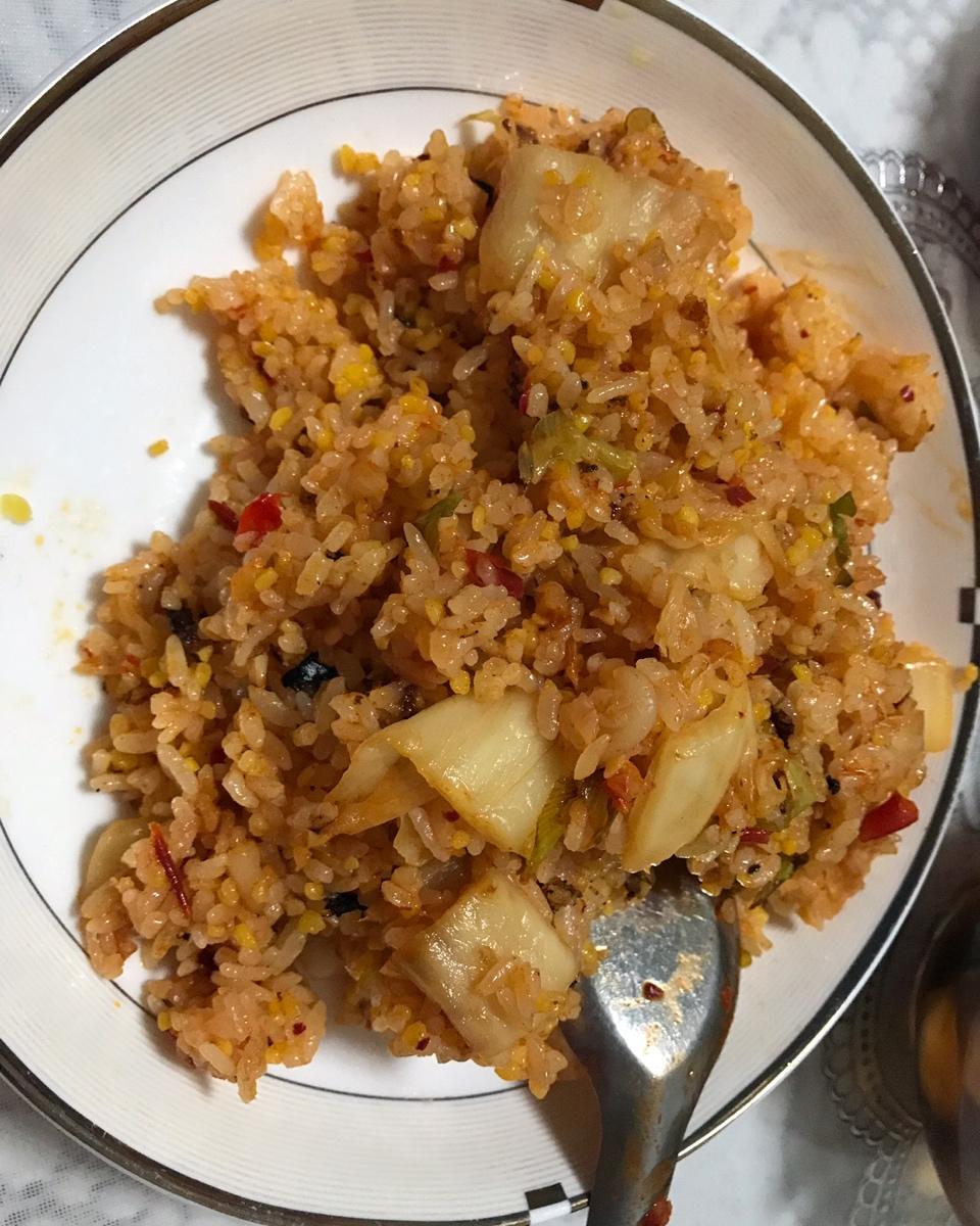 辣白菜炒饭