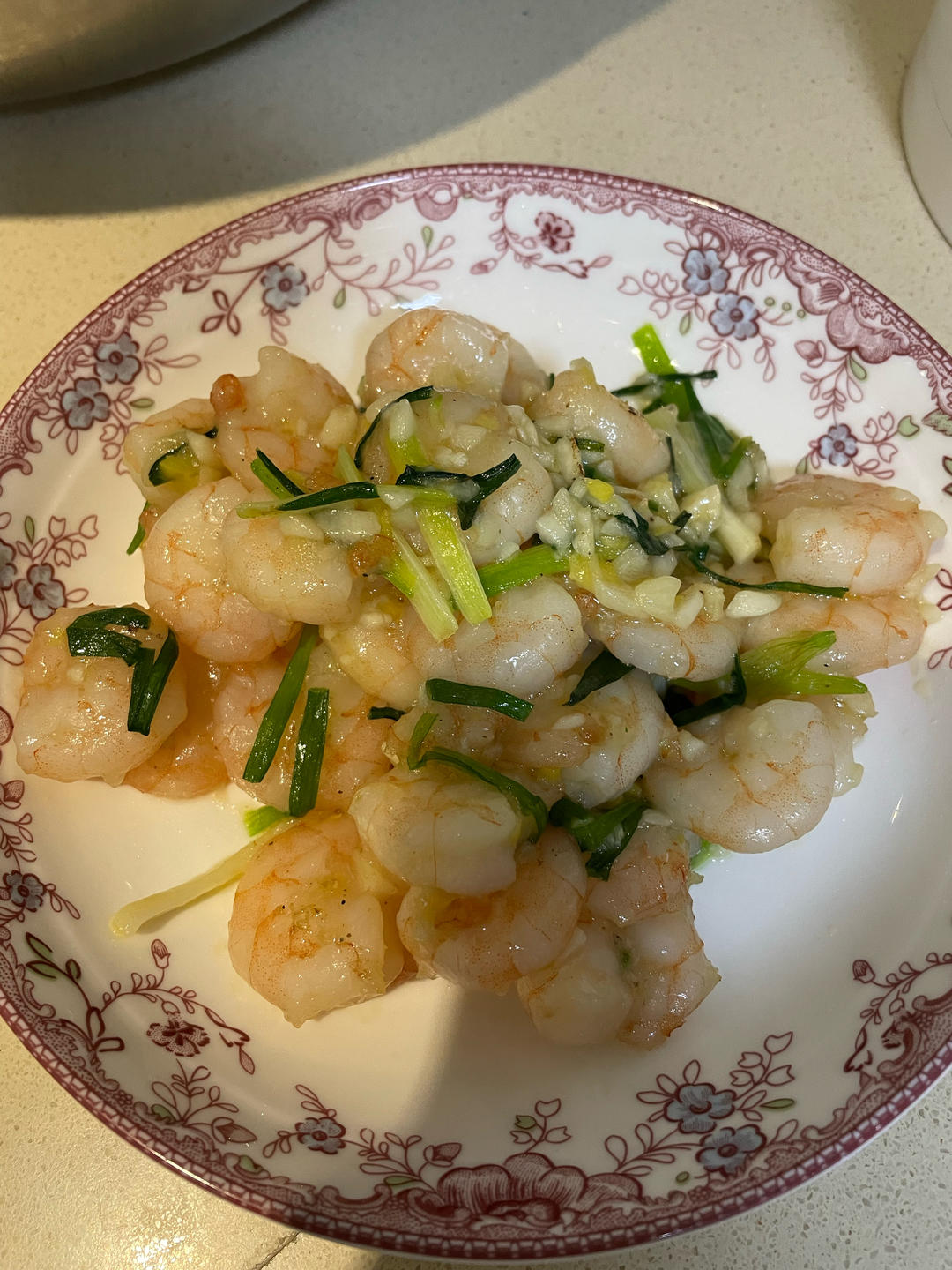 葱爆虾仁