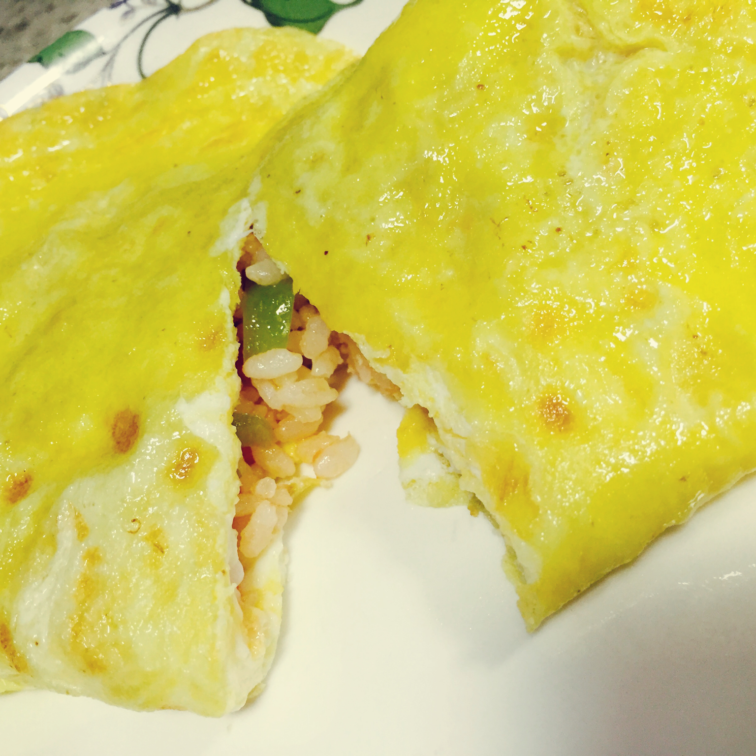 家庭版蛋包饭（榴莲牌）