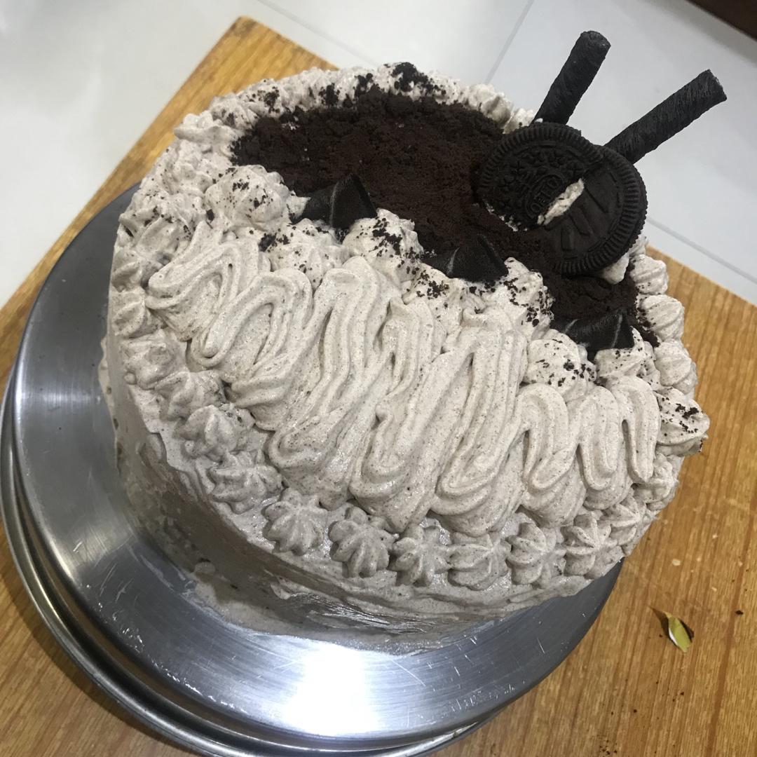 6寸奥利奥咸奶油蛋糕