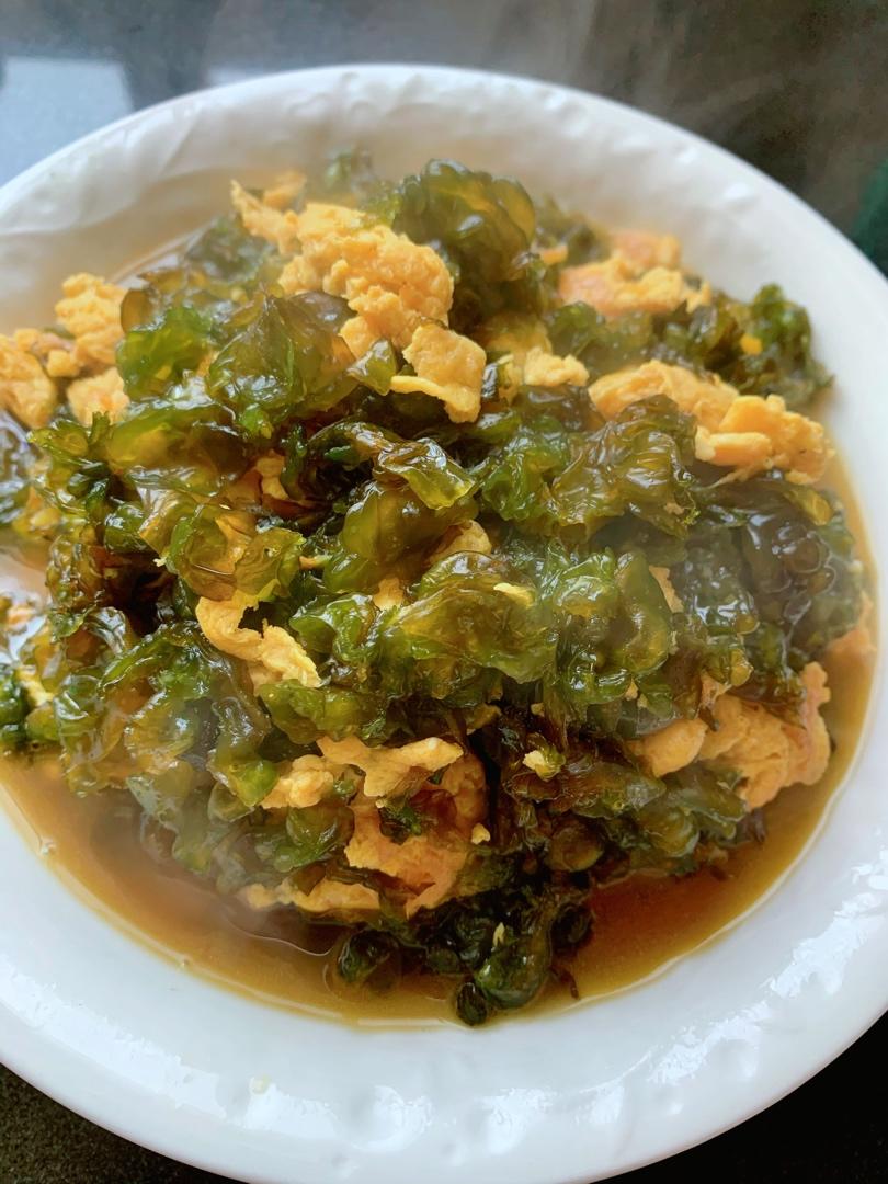 地皮菜炒鸡蛋