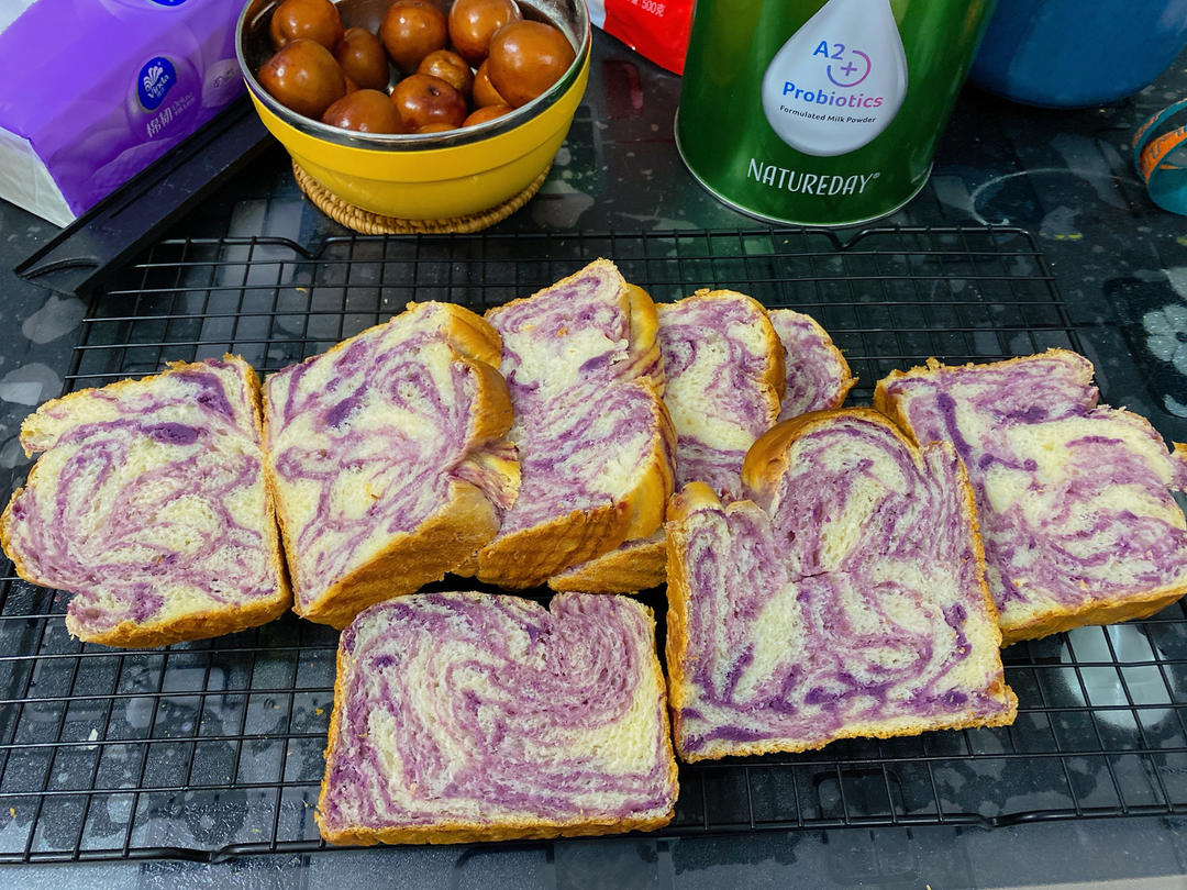 豆沙大理石吐司