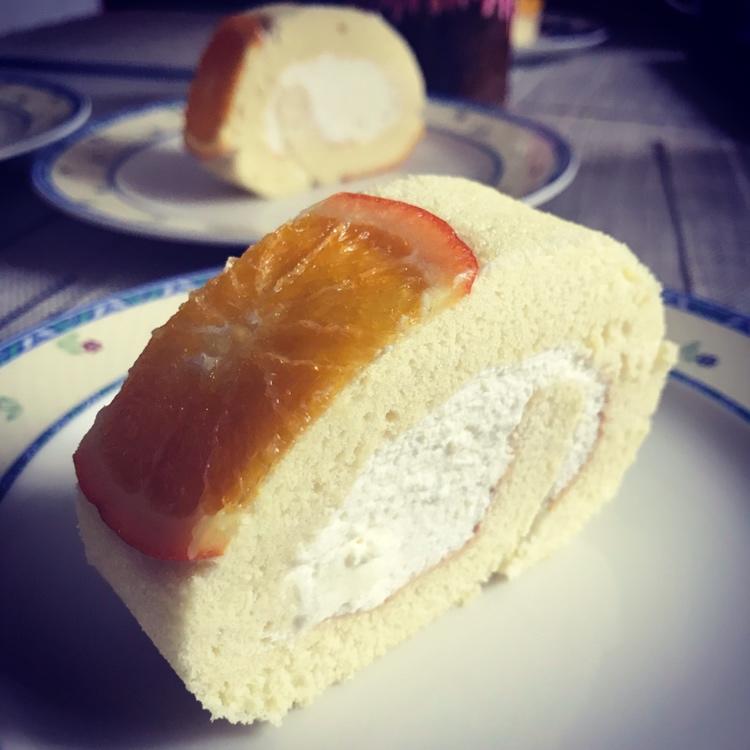 橙香蛋糕卷