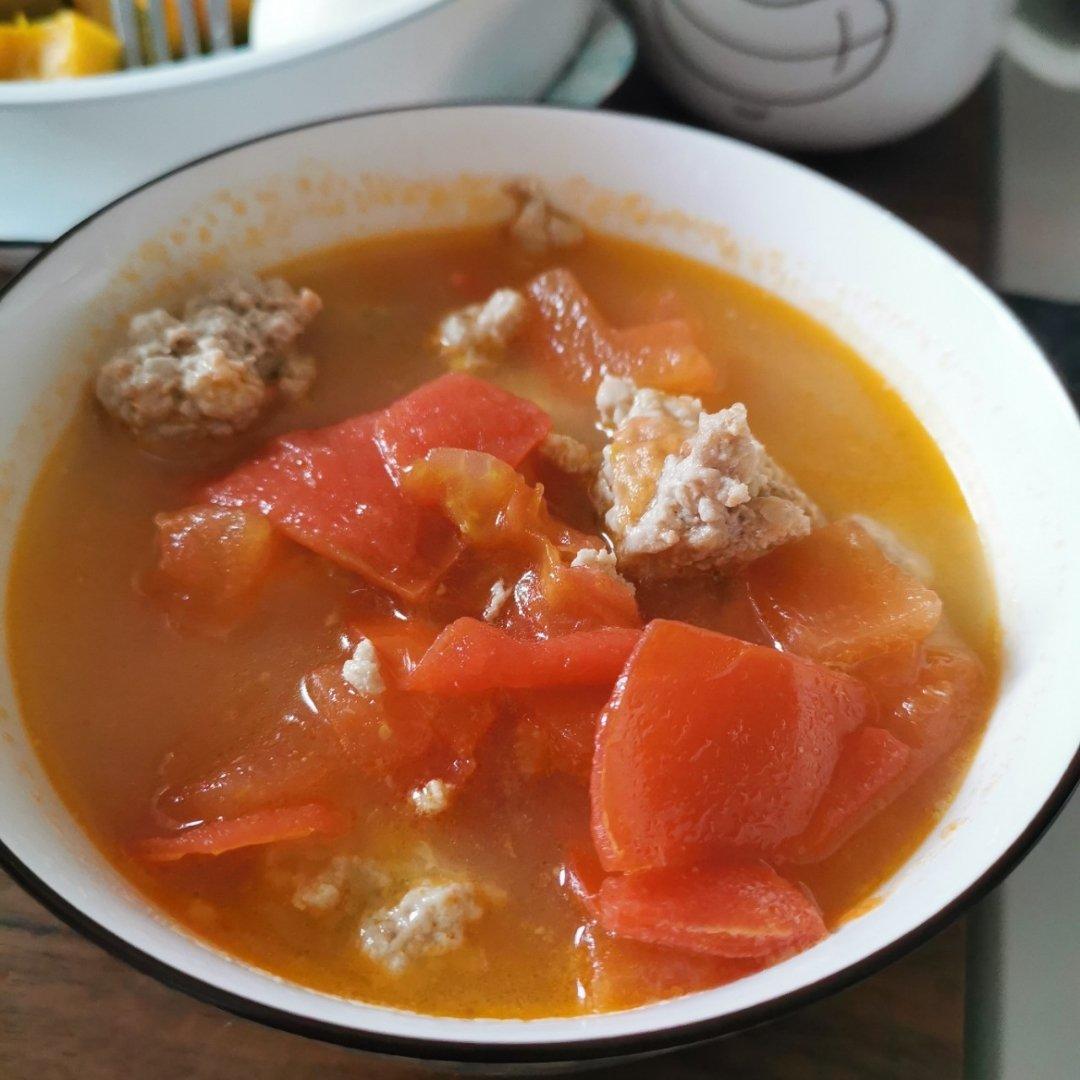 番茄丸子汤