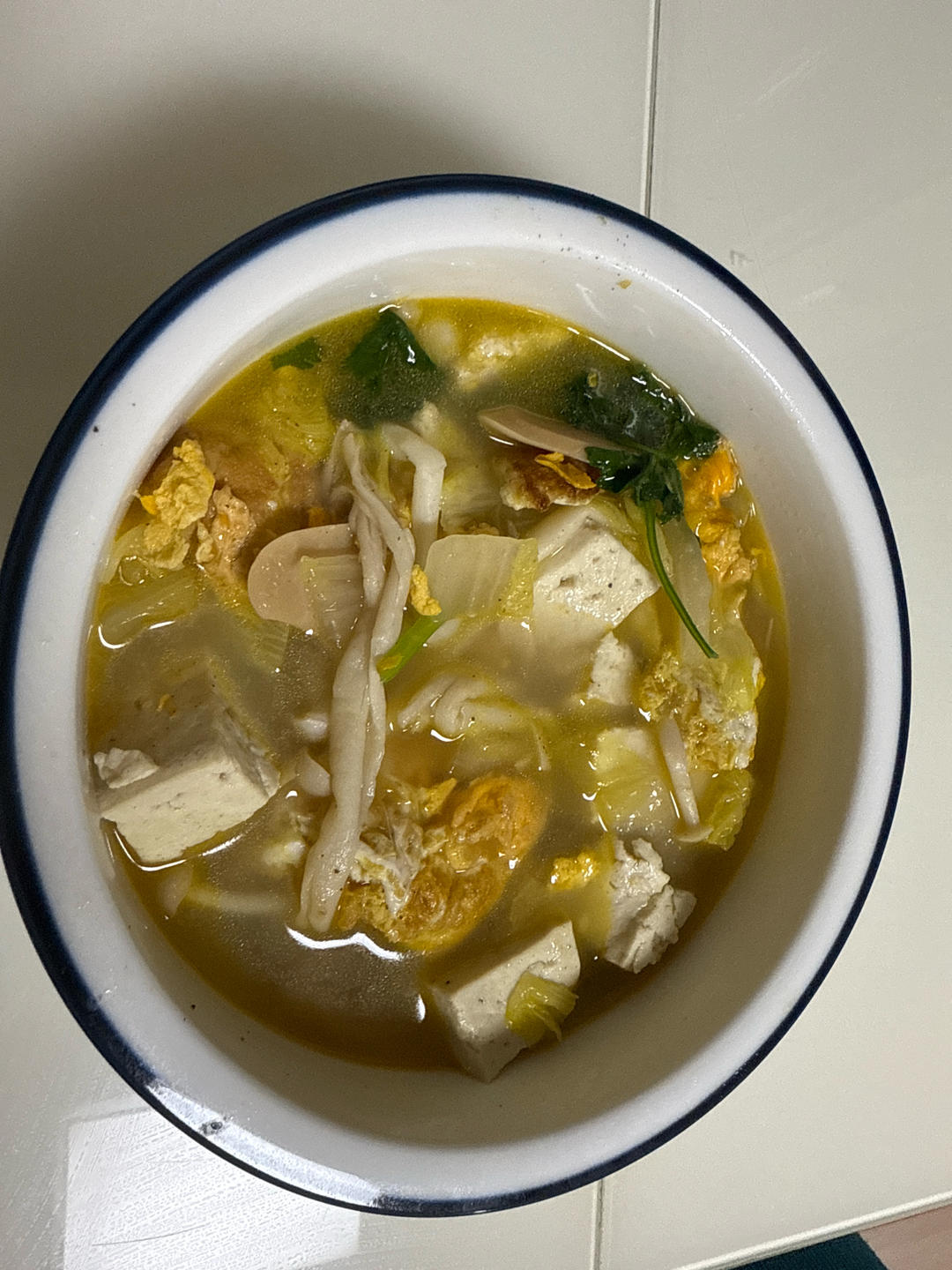 白菜三鲜汤