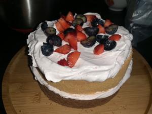 草莓奶油🍓裸蛋糕 | 仙女🧚最爱 | 无需抹面技巧的做法 步骤4