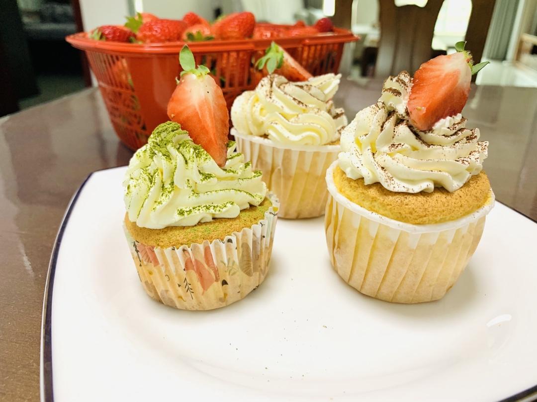 零失败~戚风纸杯小蛋糕🍰 ✨／8寸版戚风蛋糕