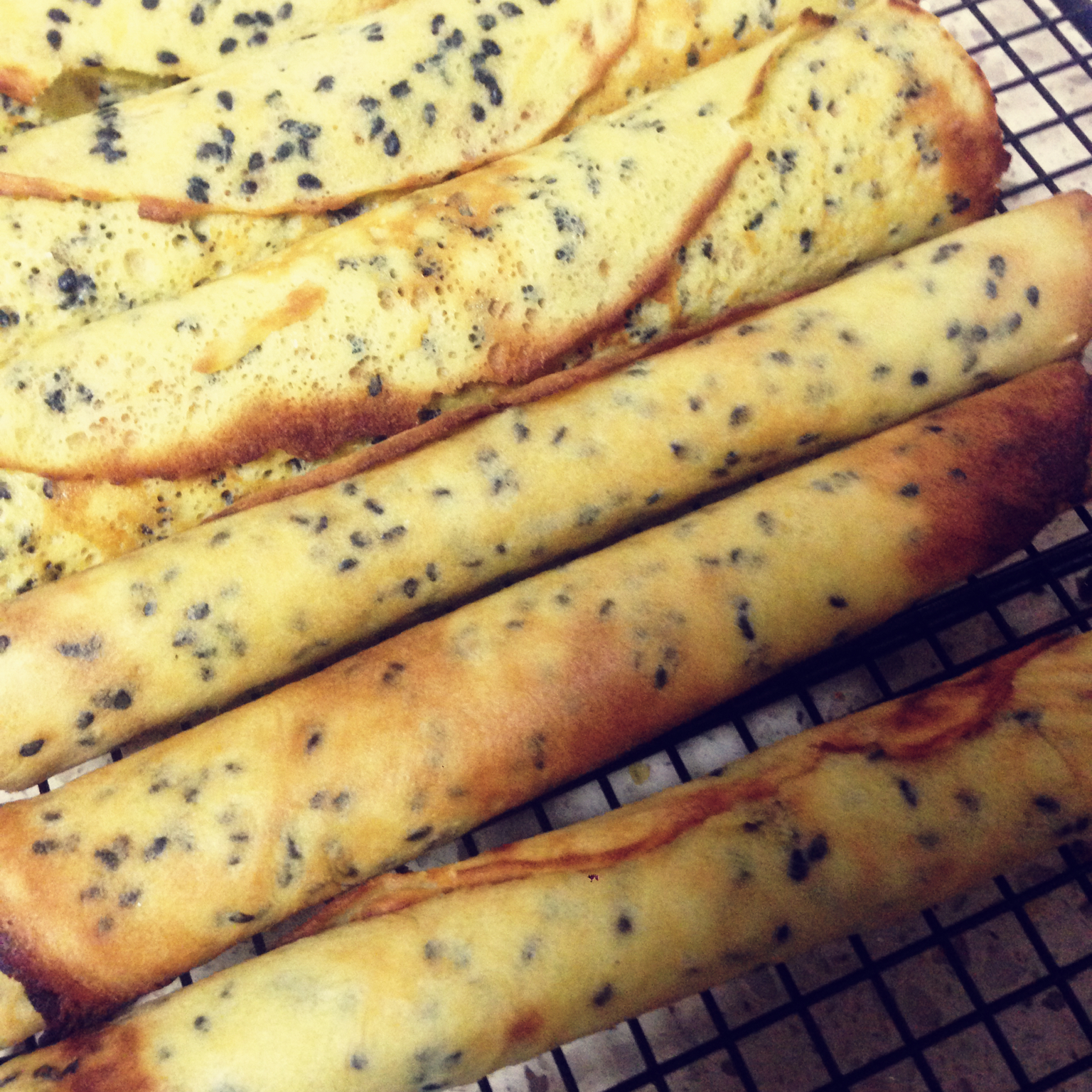 平底锅脆皮蛋卷