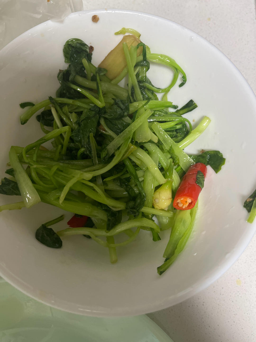 炝炒油菜苗（鸡毛菜）五分钟快手菜