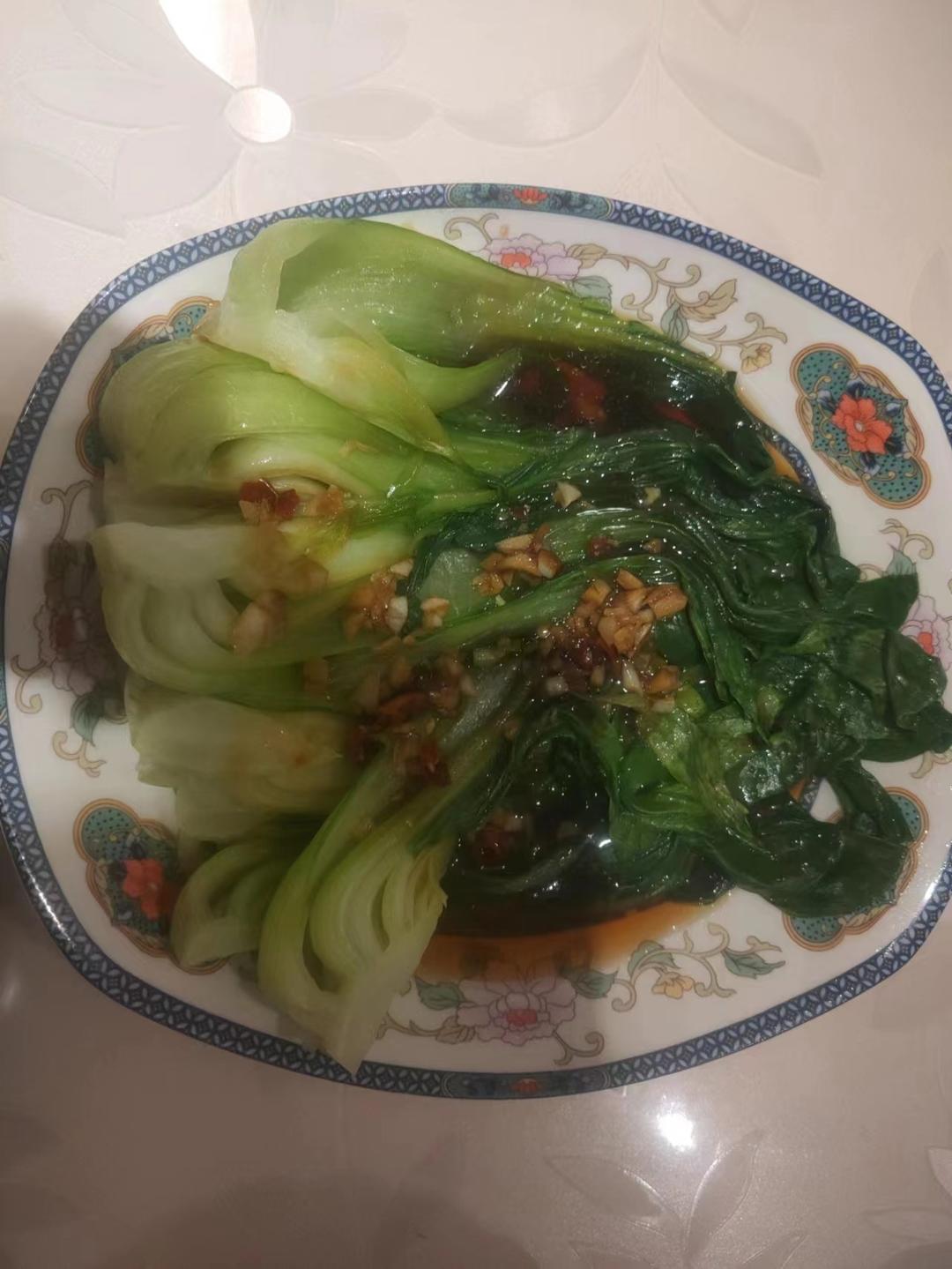 白灼油菜